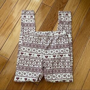 Forever 21 Holiday Aztec Printed Leggings